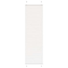 shumee vidaXL Plisirana žaluzija Bela 60x200 cm Širina tkanine 59,4 cm