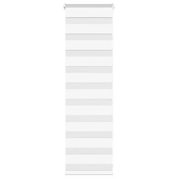 shumee vidaXL Zebra senčilo bela 50x100 cm tkanina širina 45,9cm poliester