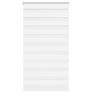 shumee vidaXL Zebra senčilo bela 70x150 cm tkanina širina 65,9cm poliester