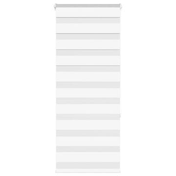 shumee vidaXL Zebra senčilo bela 55x150 cm tkanina širina 50,9cm poliester