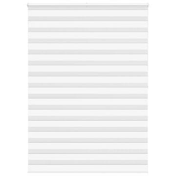 shumee vidaXL Zebra senčilo bela 155x200 cm tkanina širina 150,9cm poliester