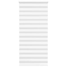 shumee vidaXL Zebra senčilo bela 110x230 cm tkanina širina 105,9cm poliester