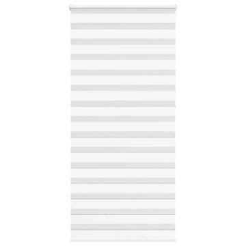 shumee vidaXL Zebra senčilo bela 110x230 cm tkanina širina 105,9cm poliester