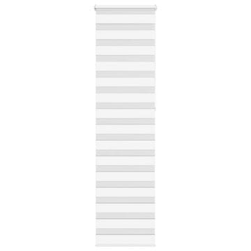 Vidaxl Zebra senčilo bela 55x230 cm tkanina širina 50,9cm poliester