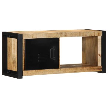 Vidaxl TV omarica 80x30x35 cm Masivni neobdelan les Mango