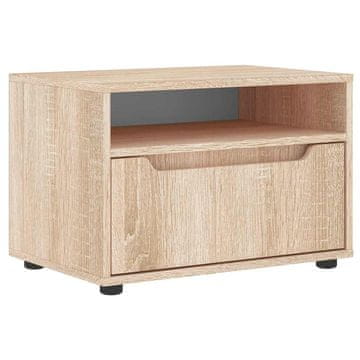 Vidaxl TV omarica VISNES Sonoma Oak 60x40x38 cm Inženirski les