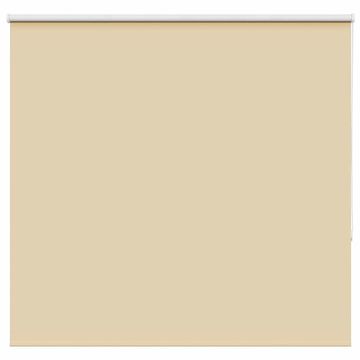 shumee vidaXL Roleta Blackout bež 150x150 cm Širina tkanine 146,6 cm