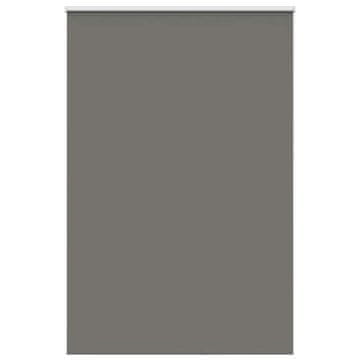 shumee vidaXL Roleta Blackout siv 160x210 cm Širina tkanine 156,6 cm