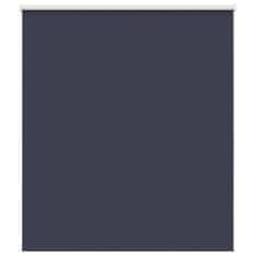shumee vidaXL Rolo zatemnjena temno modra 140x150 cm Širina tkanine 136,6 cm