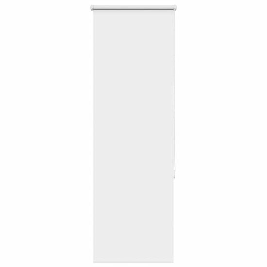 shumee vidaXL Rolo zatemnjena bela 45x175cm tkanina širina 40,7cm poliester