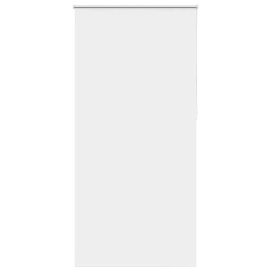shumee vidaXL Rolo zatemnjena bela 90x230cm tkanina širina 85,7cm poliester