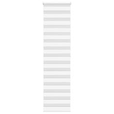 shumee vidaXL Zebra senčilo bela 60x200 cm tkanina širina 55,9cm poliester
