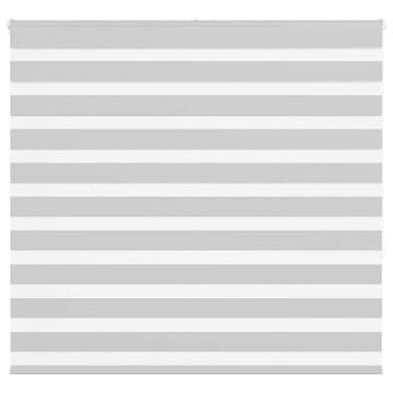 shumee vidaXL Zebra senčilo svetlo sivo 155x150 cm tkanina širina 150,9 cm
