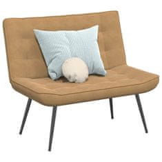 Vidaxl klop rjava 110x74x84 cm žamet