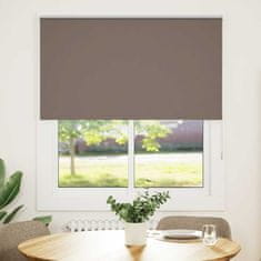 shumee vidaXL Roleta zatemnjena kava 130x150 cm Širina tkanine 126,6 cm