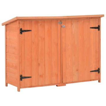 Vidaxl Vrtna lopa 128x42x91 cm les