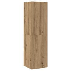 Vidaxl 3 kosi stenske TV omarice Artisan Oak Engineered Wood