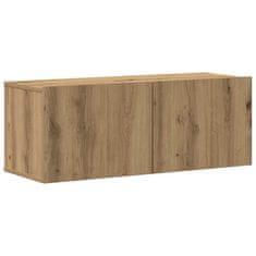 Vidaxl 3 kosi stenske TV omarice Artisan Oak Engineered Wood
