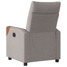 Vidaxl Električni naslanjač taupe blago