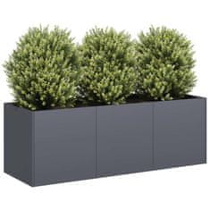 shumee vidaXL Sadilnik Antracit 120x40x40 cm Hladno valjano jeklo
