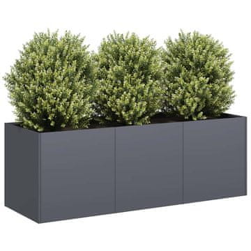 shumee vidaXL Sadilnik Antracit 120x40x40 cm Hladno valjano jeklo