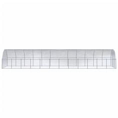Vidaxl Zunanji kokošnjak 3x12x2 m pocinkano jeklo