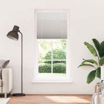 Vidaxl vidaXL Plisirana senčila svetlo sive 95x200 cm širina blaga 94,4 cm