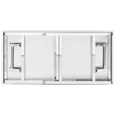 Vidaxl Zložljiva kuhinjska miza 120x60x80 cm nerjaveče jeklo