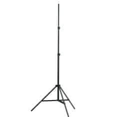 Vidaxl Podporni sistem za ozadje 500 x 300 cm črne barve