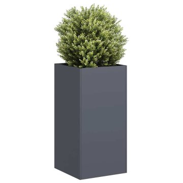 shumee vidaXL Sadilnik antracit 40x40x80 cm Hladno valjano jeklo
