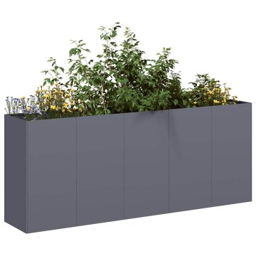 shumee vidaXL Sadilnik Anthracite 200x40x80 cm Hladno valjano jeklo