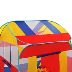 Vidaxl Igralni šotor s 550 žogicami 123x120x126 cm