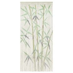 Vidaxl Insect Door Curtain Bamboo Print 90x220 cm Bamboo