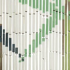 Vidaxl Insect Door Curtain Bamboo Print 90x220 cm Bamboo