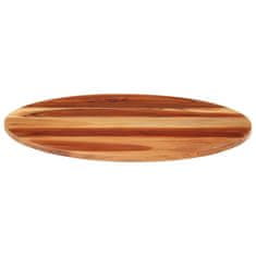 Vidaxl Mizna plošča iz trdnega akacijevega lesa okrogla 15-16 mm 60 cm