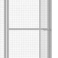 Vidaxl Mačja kletka 3x1,5x1,5 m pocinkano jeklo