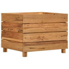 Vidaxl Visoka greda 50x40x38 cm reciklirana tikovina in jeklo