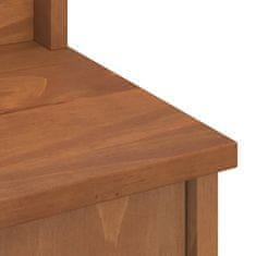 Vidaxl Drevo za dvorano SANDENS 87x40x159,5 cm masivni les bora