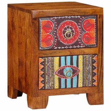 Vidaxl vidaXL Nočna omarica 35x35x45 cm masivni akacijev les