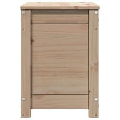 Vidaxl Škatla za shranjevanje 60x32x45,5 cm trdna borovina
