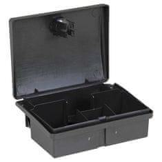 Vidaxl Mišopasti 5 kosov črne barve 13x10x4 cm