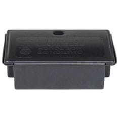 Vidaxl Mišopasti 5 kosov črne barve 13x10x4 cm