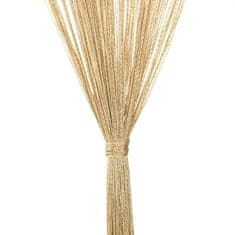 Vidaxl Zavese iz nitk 2 kosa 140x250 cm bež barve