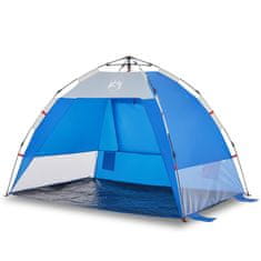 Vidaxl vidaXL Šotor za na plažo za 2 osebi, moder, vodoodporen
