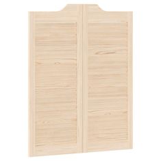 Vidaxl Swing Doors Louvred Design 2 para masivni les borovega lesa