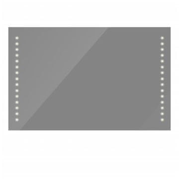 Vidaxl Kopalniško ogledalo 100x60 cm z LED diodami