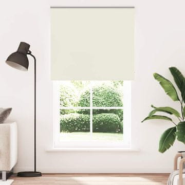 Vidaxl vidaXL Zatemnitvena rolo senčila umazano bela 125 x 230 cm, širina blaga