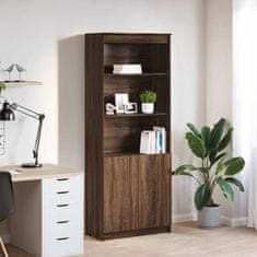 shumee vidaXL Visoka omara rjavi hrast 70x35x180 cm inženirski les
