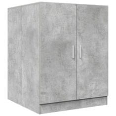 Vidaxl Omara za pralni stroj betonsko siva 71x71,5x91,5 cm