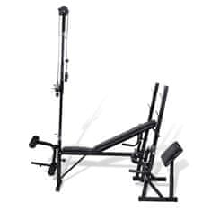 Vidaxl Fitnes vadbena klop za domačo uporabo